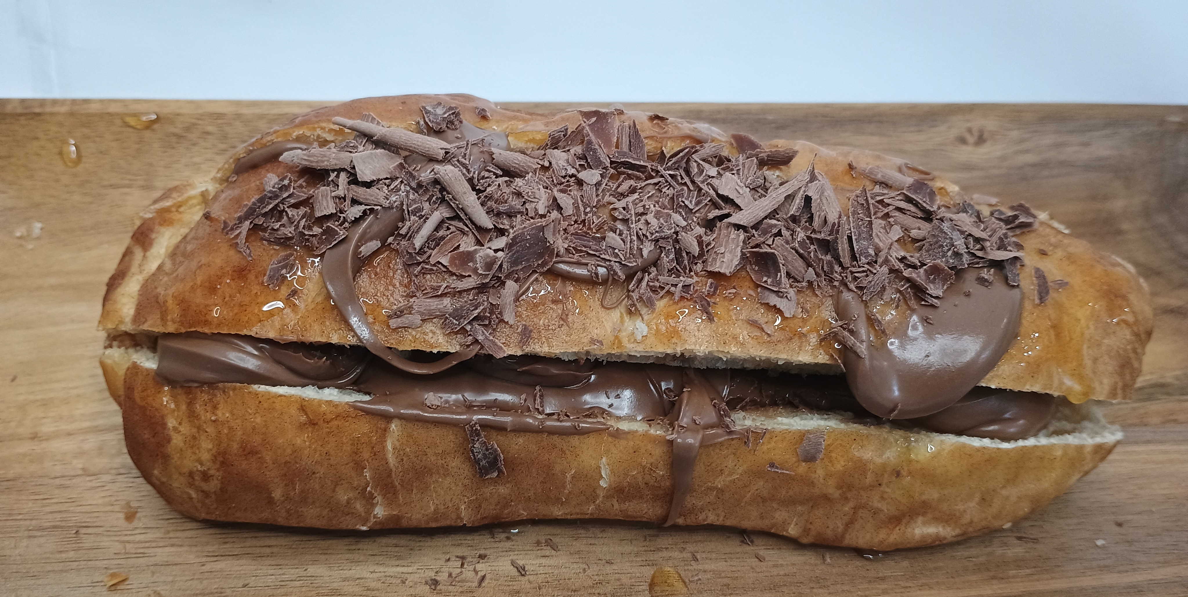 Pão Recheado com Chocolate